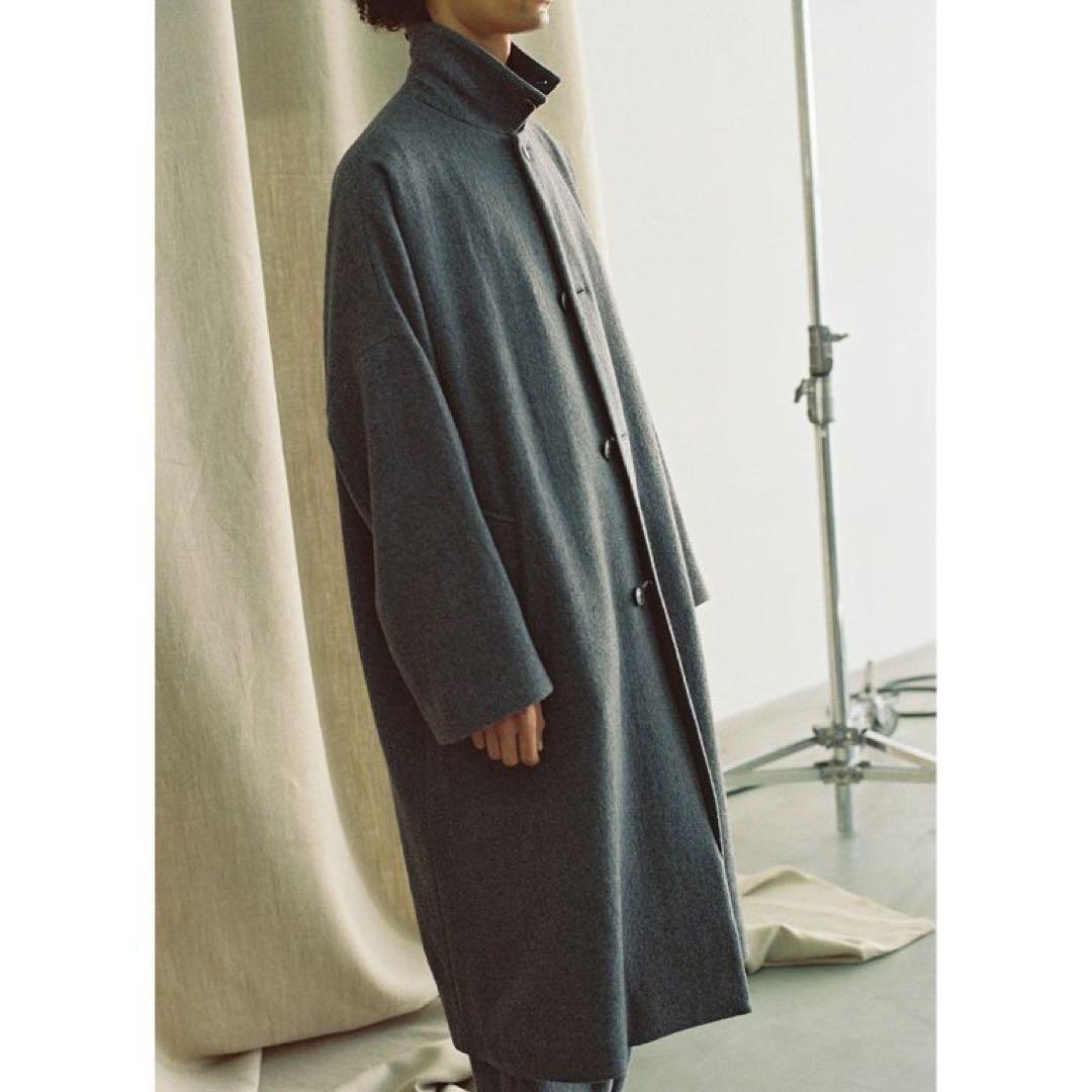 S*n様 YOKO SAKAMOTO KASURI OVER COAT gray - メルカリ