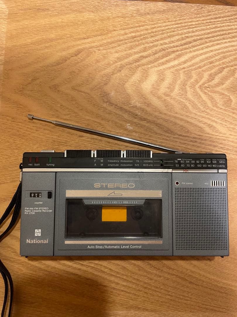 【ジャンク品】National RX-2700 FMAMラジオカセットレコーダー ナショナル RX-2700 ラジオカセットレコーダー ジャンク - メルカリ