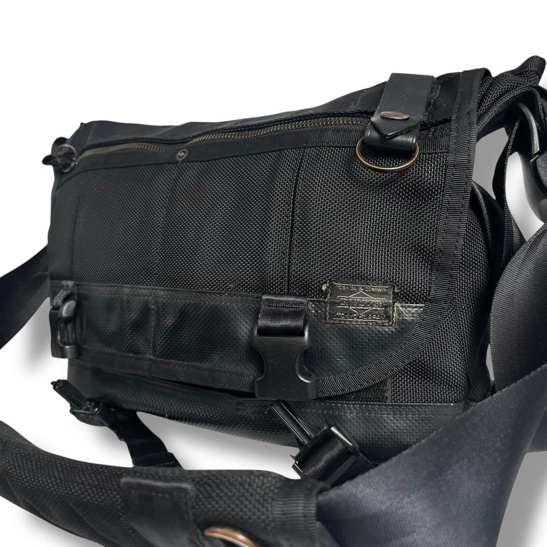 PORTER ヒート メッセンジャーバッグ ブラック ポーター　438 楽天市場】ポーター ヒート メッセンジャーバッグ(L) 703-07967