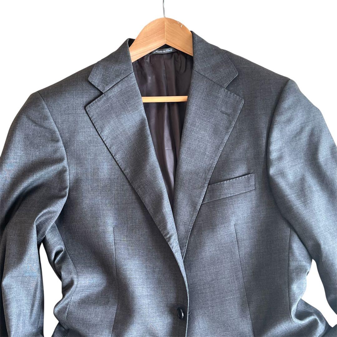 ✨良品✨ LARDINI×ロロピアーナ Super110's 高級 グレー 50