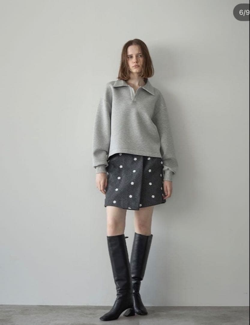 ellie フラワースコート 花柄スカート ellie フラワースコート 花柄