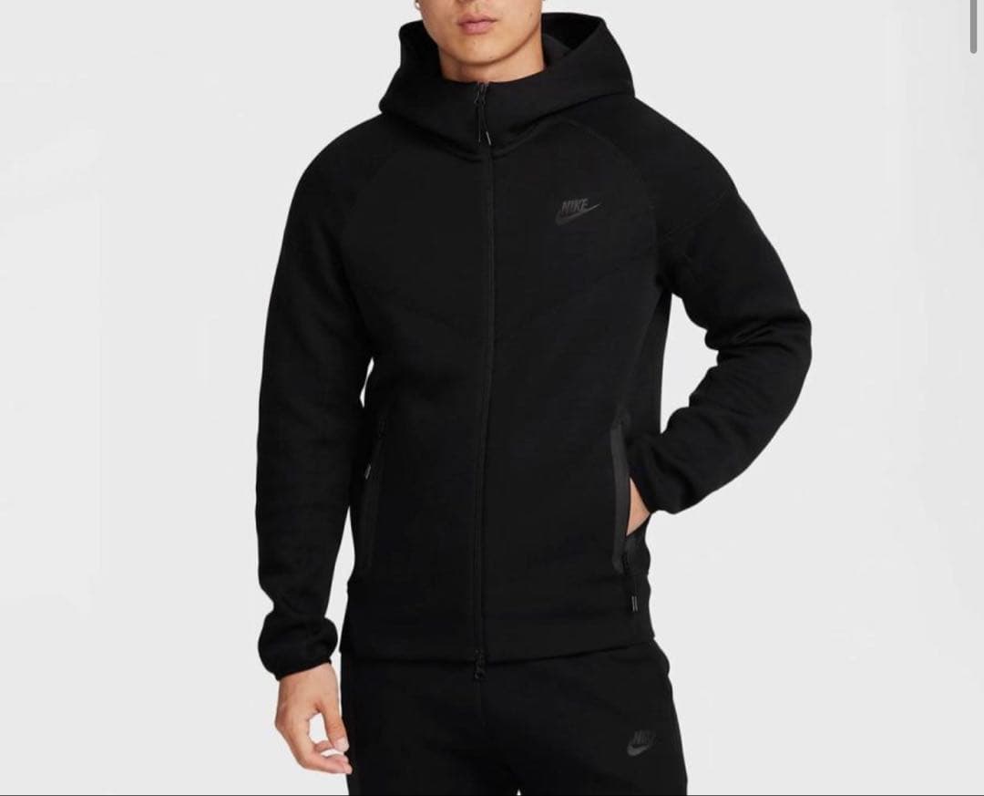 NIKE テックフリース セットアップ ブラック パーカー ジョガーパンツ