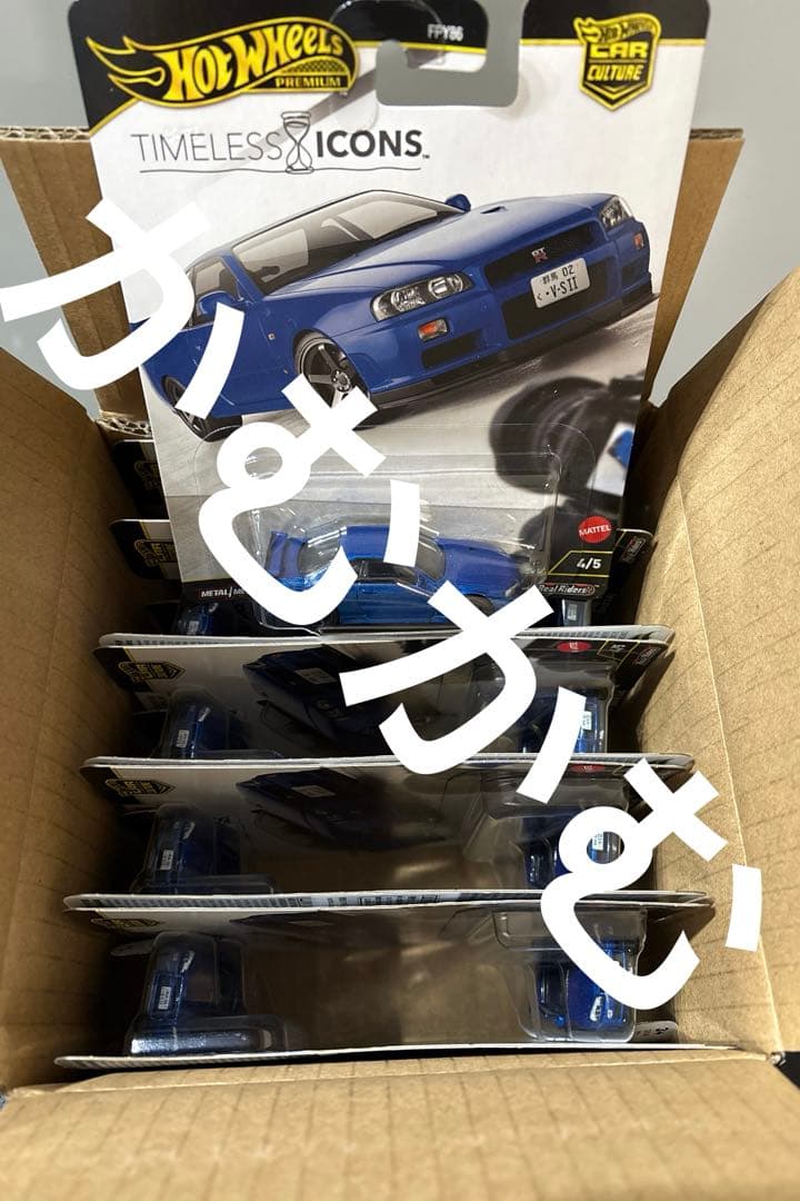 ホットウィール タイムレスアイコンズ 日産 スカイラインGT-R 10台セット ホットウィール タイムレスアイコン 日産 スカイライン GT-R R34 10台