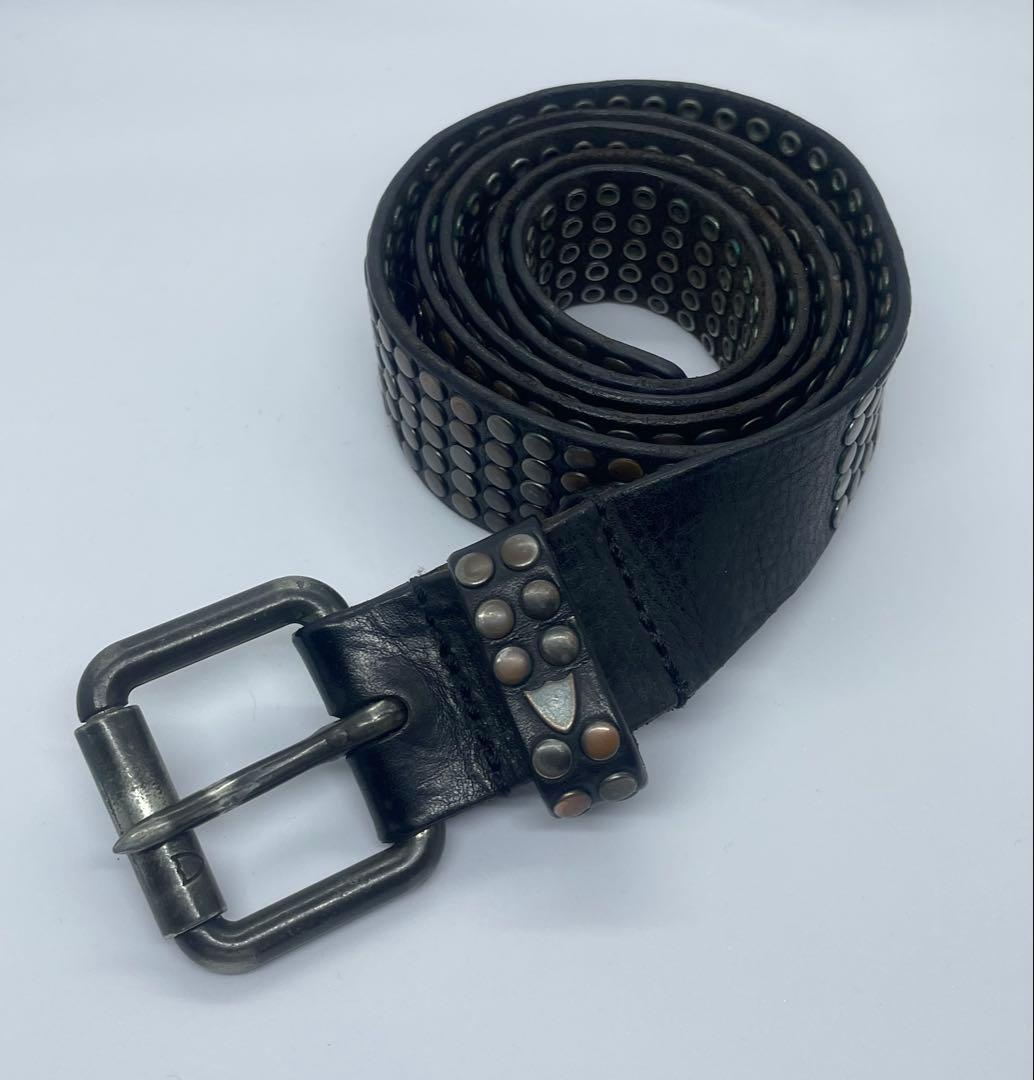 HTC 5000スタッズ 黒レザーベルト 楽天市場】HTC 5000 STUDS BELT ブラック メンズ ベルト イタリア製