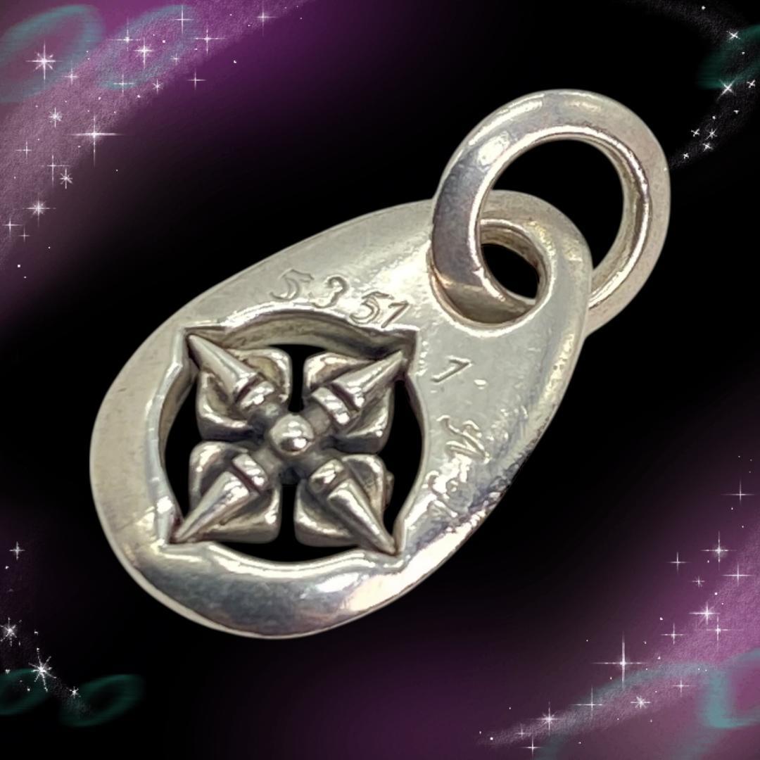 美品 シャンバラ ダブルドージェ ペンダントトップ ネックレストップ SV925