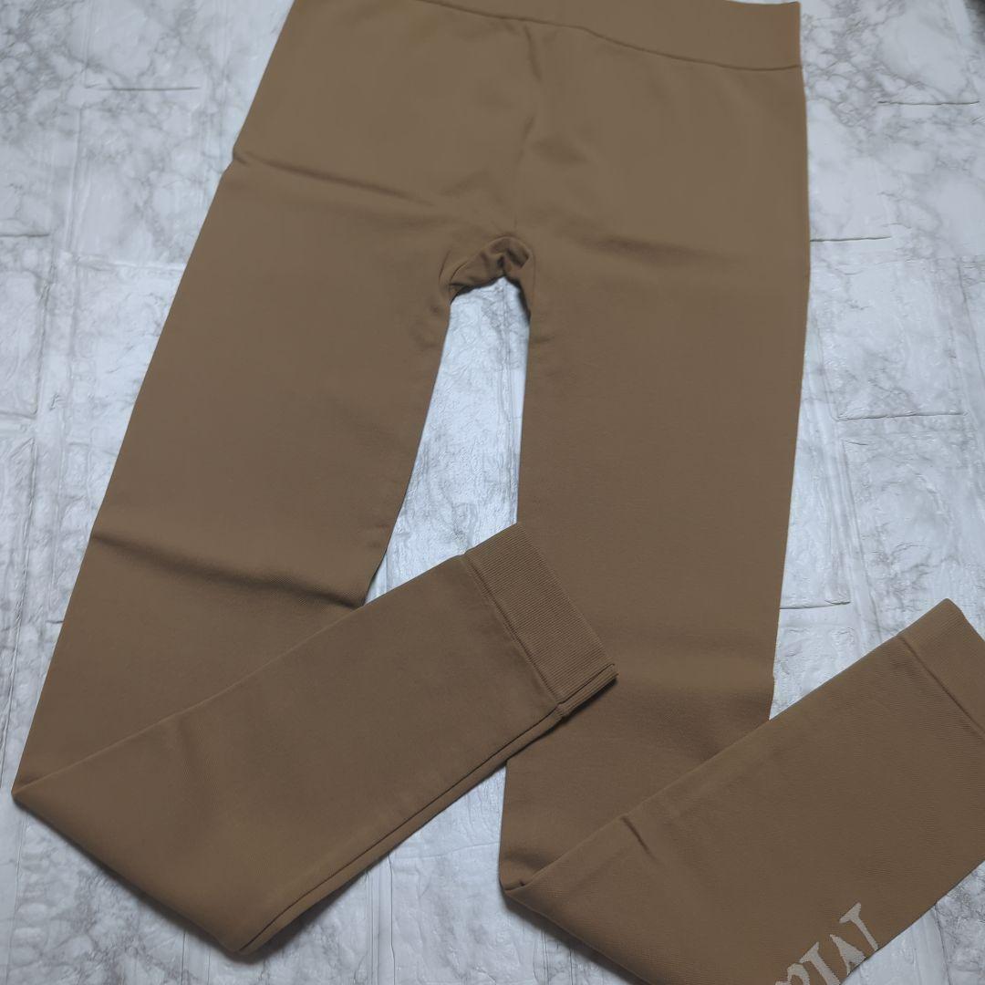 新品 S'Max Mara BASILEAレギンス✴︎ベージュL S MAX MARA レギンス BASILEA ロゴ ストレッチ (S Max Mara/スパッツ