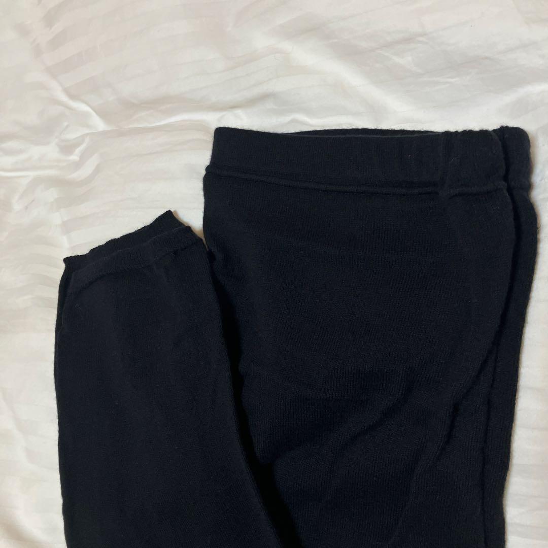 evam eva コットンカシミア レギンス ブラック サイズ1 匿名配送