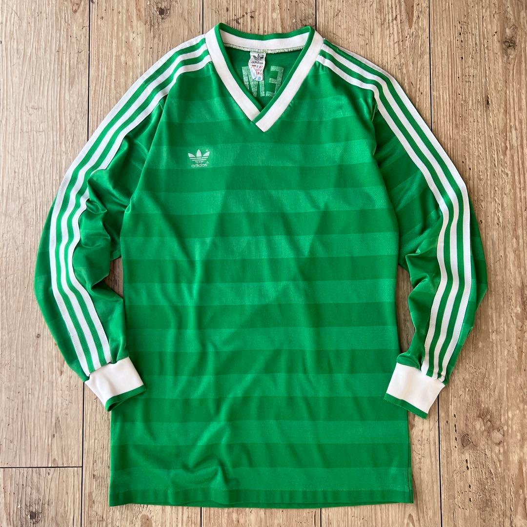 70's~80's adidas ゲームシャツ サッカー ユニフォーム 古着 - メルカリ
