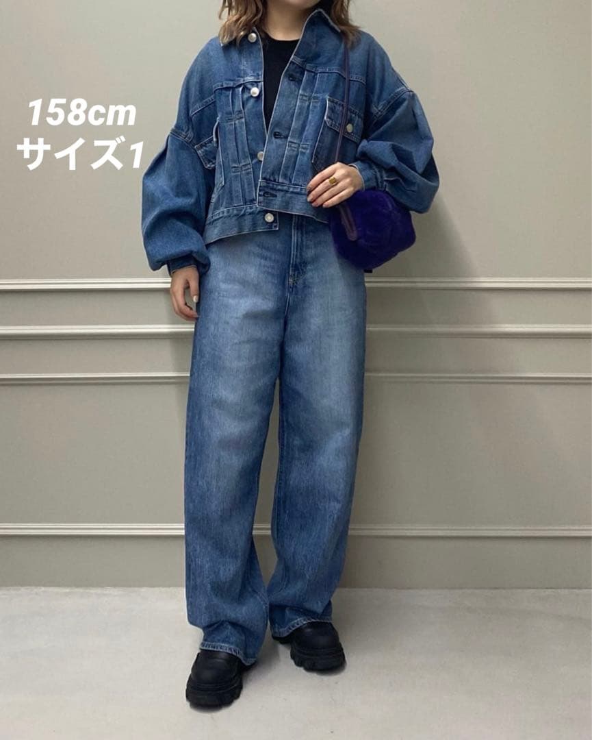 もちもち様専用HYKE❤︎ バルーンスリーブデニムジャケット1 - メルカリ