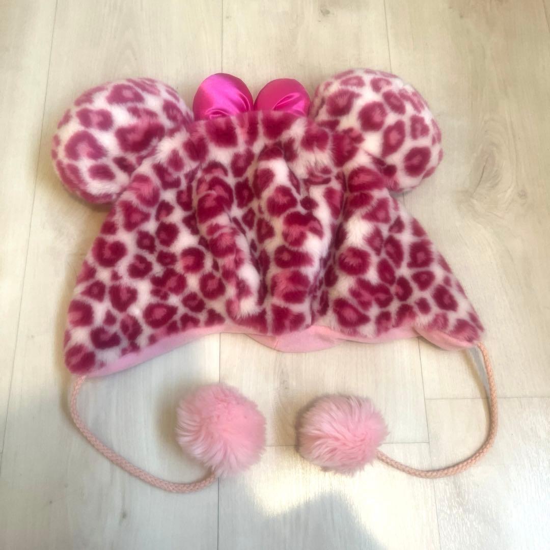 ⭐️大幅値下げ！⭐️ヒョウ柄 ピンク ディズニーファンキャップ