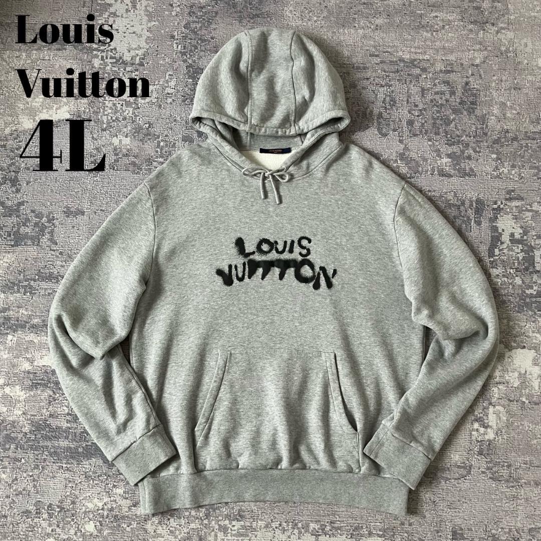 超希少4L】ルイヴィトン ネオンワーキングマン 両面ロゴパーカー 21AW