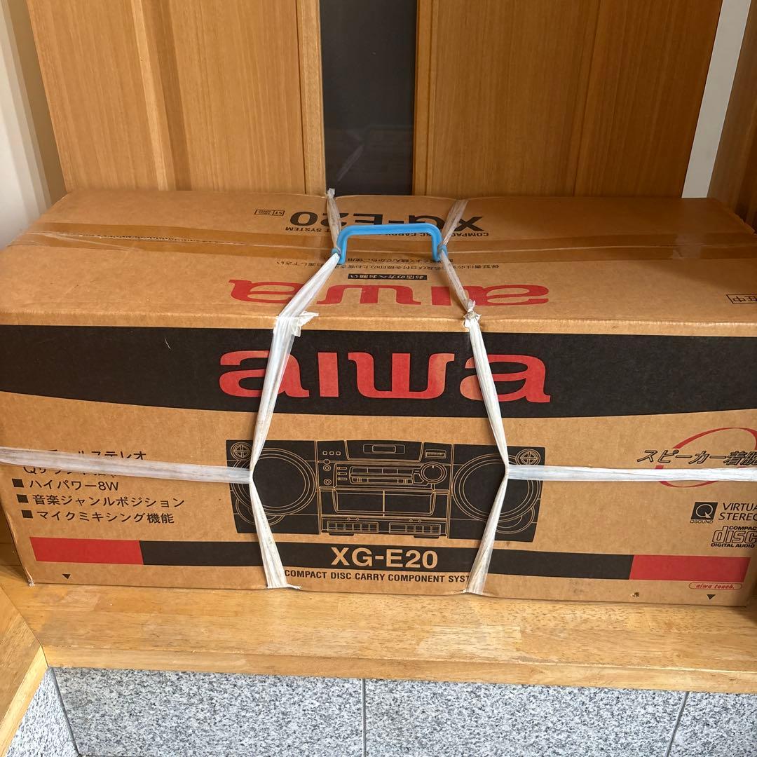【新品　未開封】　aiwa ラジカセXG-E20 CDラジカセ】aiwa XG-E20 ジャンク - メルカリ