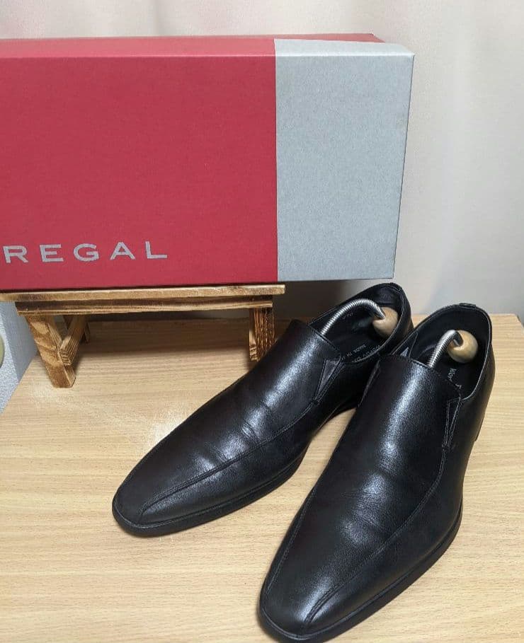 REGAL リーガル ワースコレクション ブラック レザー ドレスシューズ