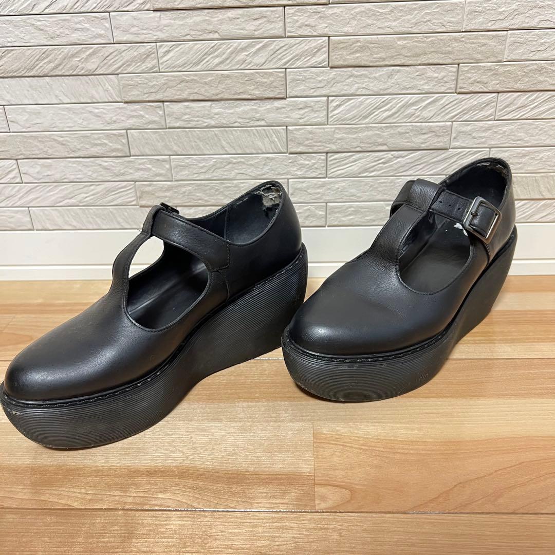 ドクターマーチン Dr.Martens 美脚効果 カリナ メリージェーン厚底 黒