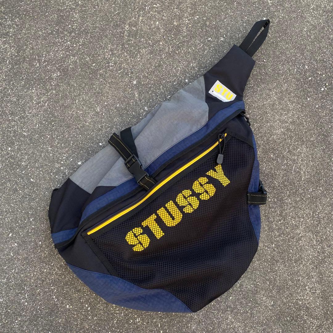 90s OLD STUSSY ワンショルダー バッグ ステューシー 紺タグ - メルカリ