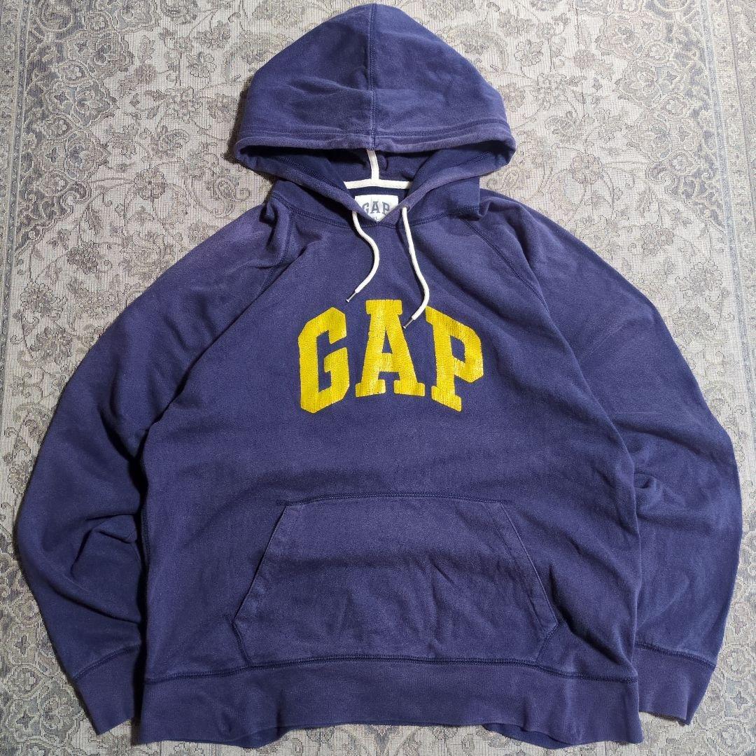 古着 OLD GAP 茄子紺 フェード XL ビンテージ Y2K 襤褸 - メルカリ