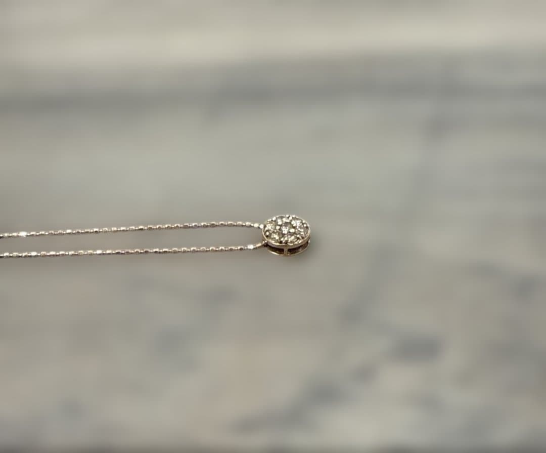 K10 0.20ct ダイヤネックレス　ピンクゴールド