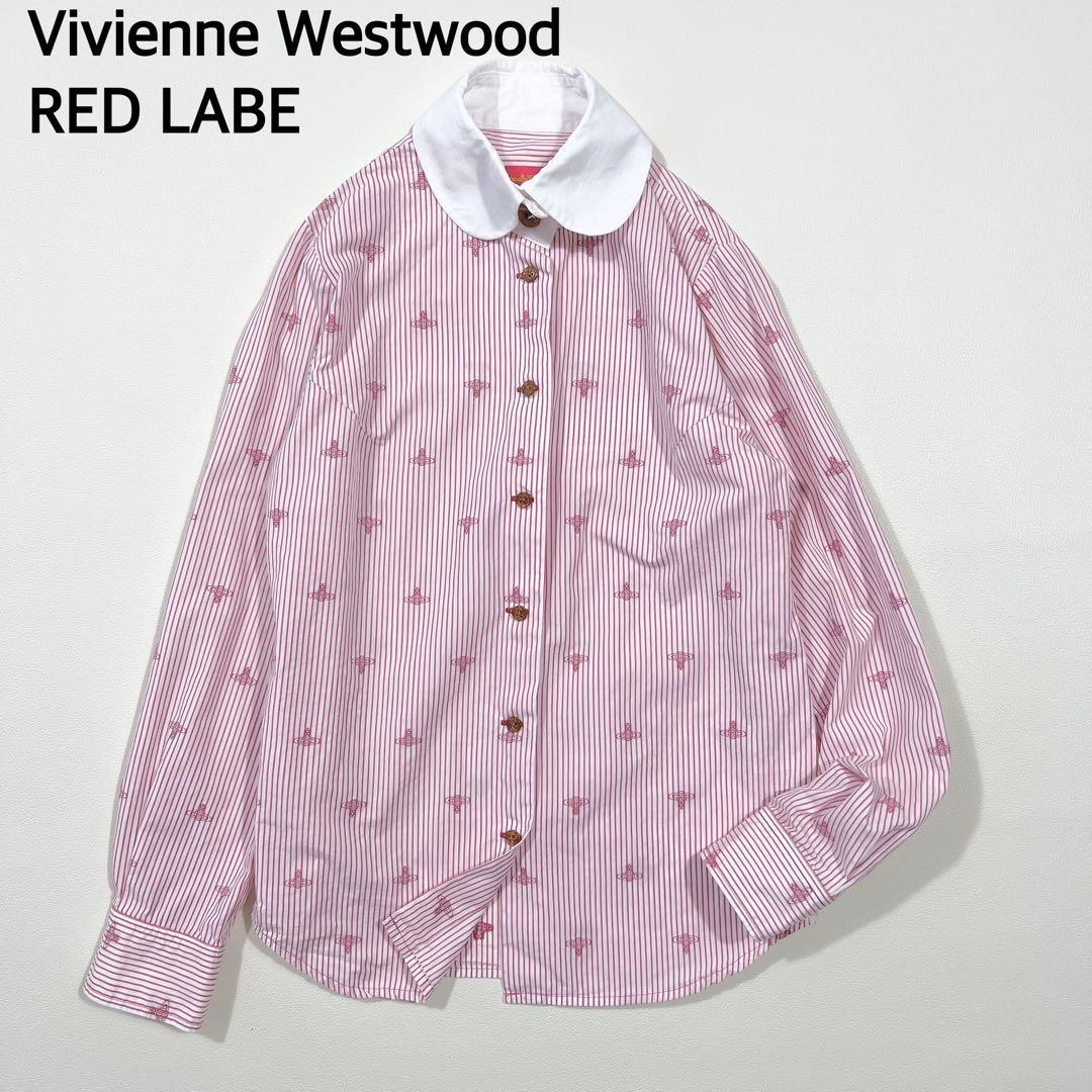 希少デザイン ヴィヴィアンウエストウッド オーブ刺繍 ストライプ