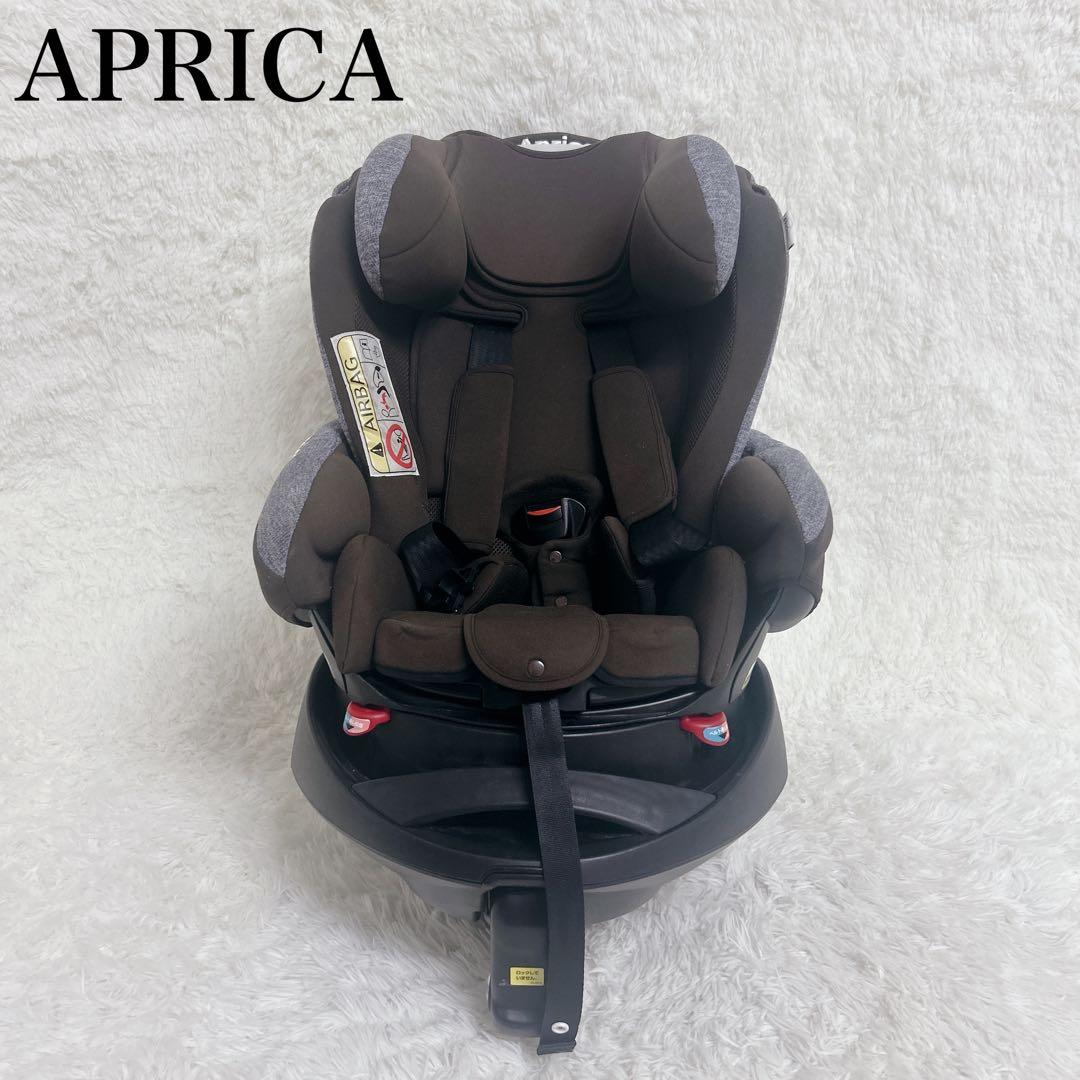 美品 Aprica アップリカ フラディアグロウ チャイルドシート ブラウン フラディア グロウ AC | ベビーカー・チャイルドシートのアップリカ