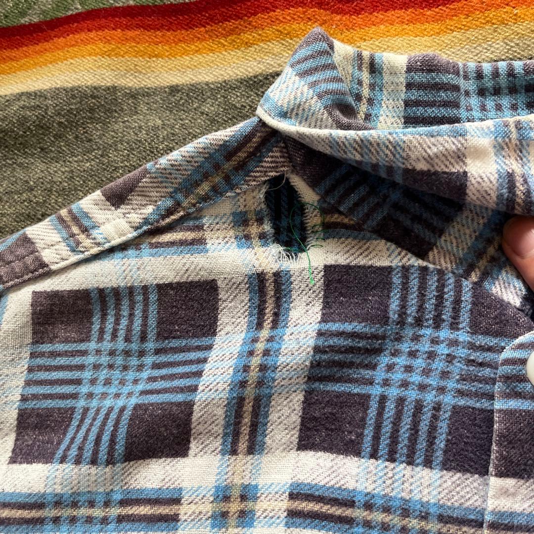 60s pennys プリントネルシャツ usa製 プリネル オンブレ 50s - メルカリ