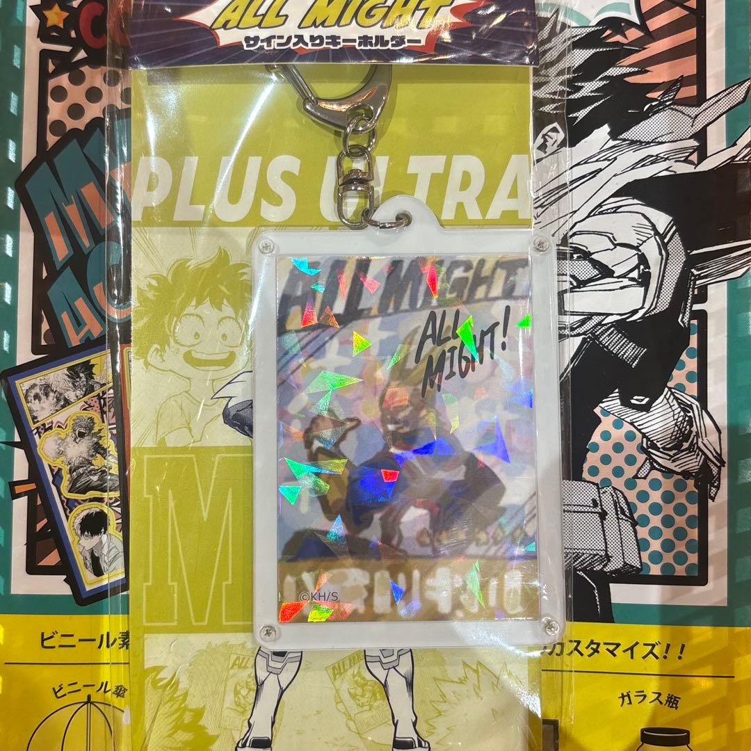 ジャンプショップ ヒロアカフェア オールマイトのサイン入り