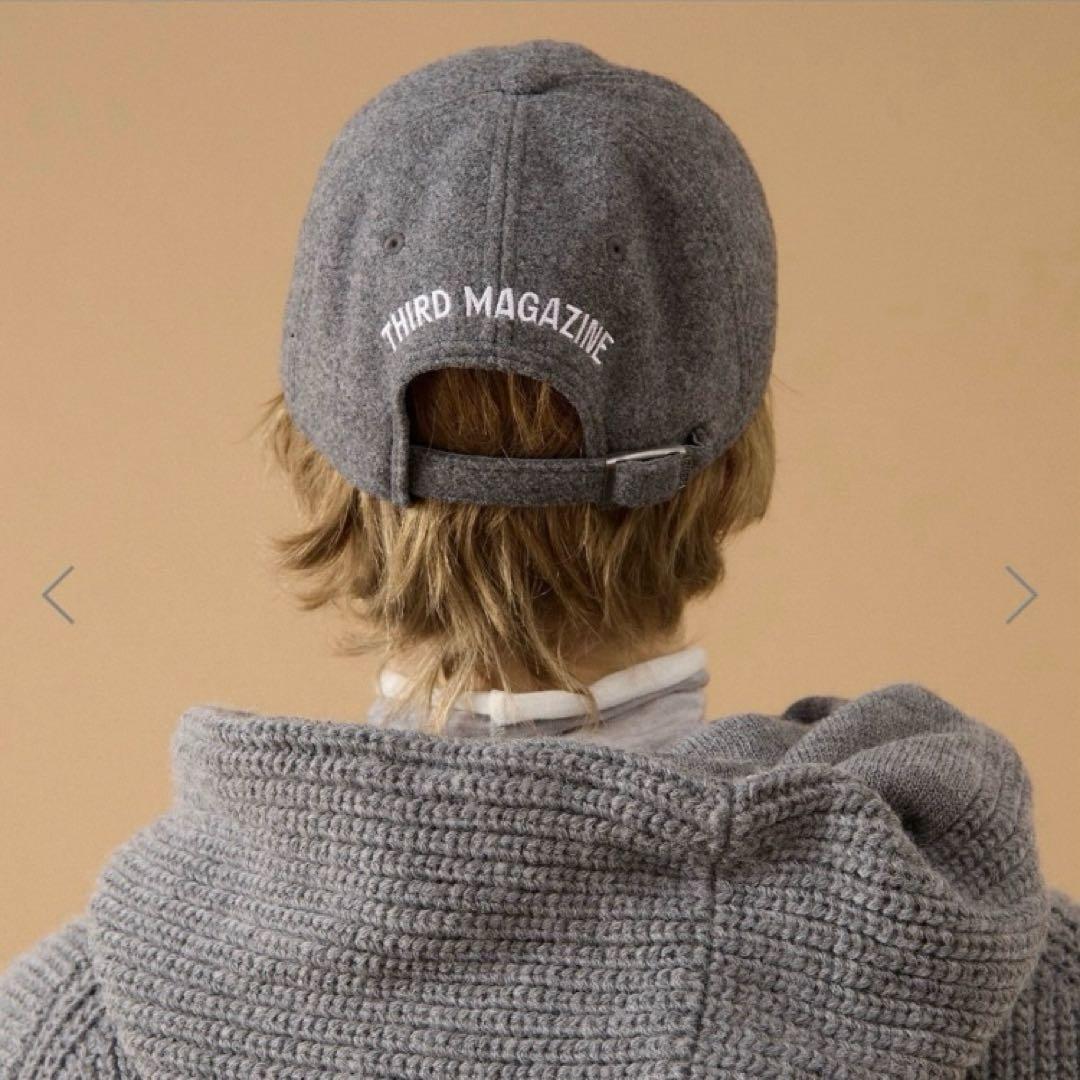 新品】 別注ニューエラ サードマガジン ウール キャップ グレー