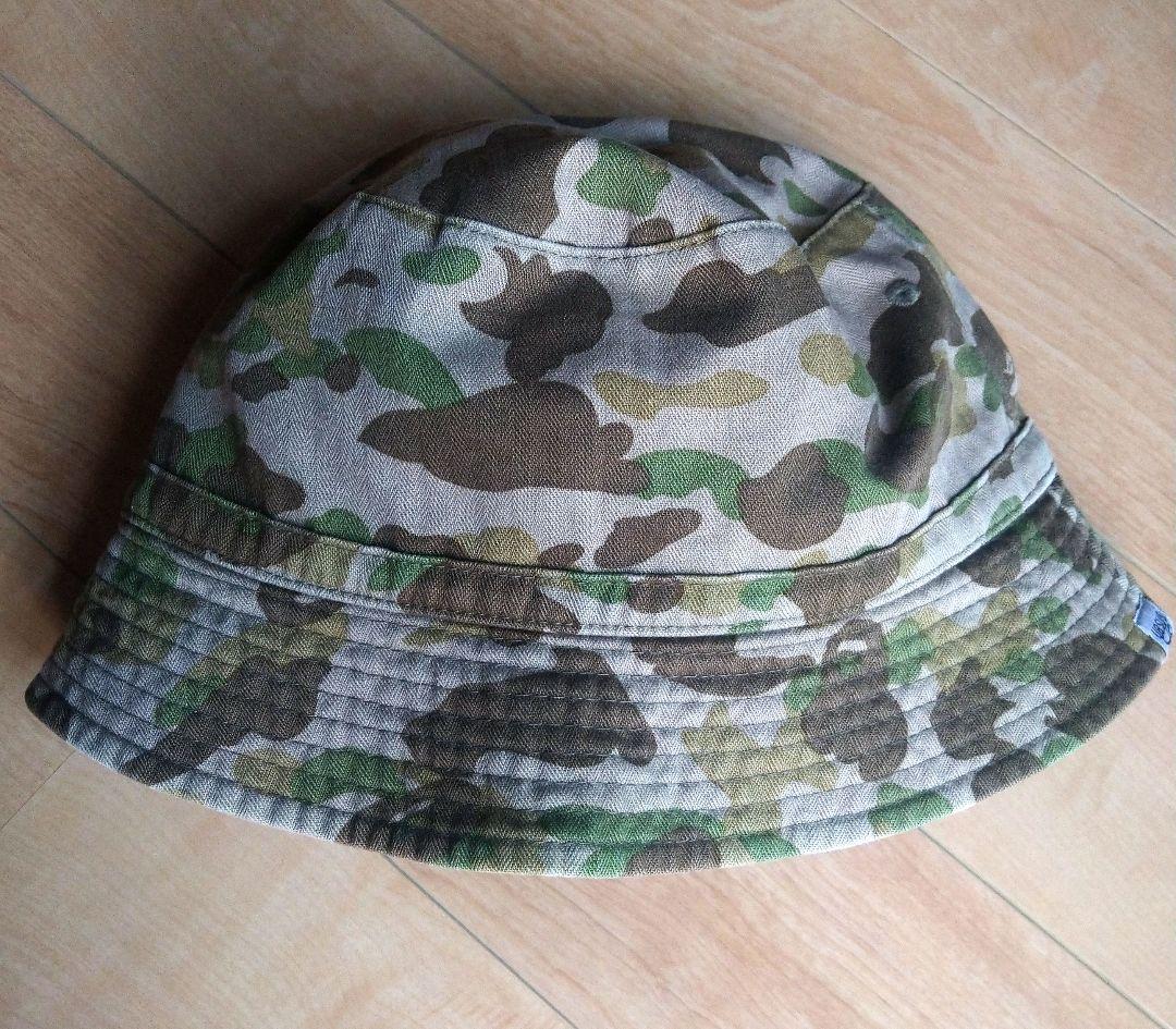 URSUS BAPE ヘリンボーン 猿迷彩 バケットハット リバーシブル