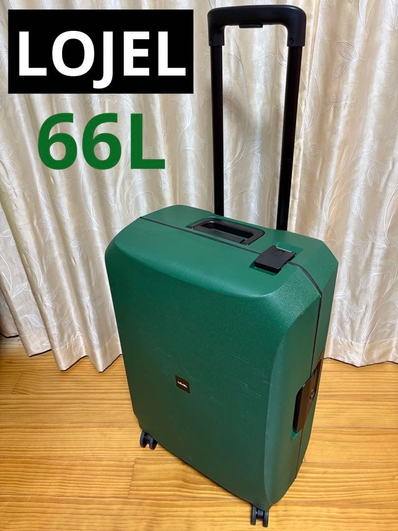 LOJEL voja Mキャリーケース スーツケース　グリーン LOJEL ロジェール スーツケース キャリーバッグ TSAロック lj-voja-m