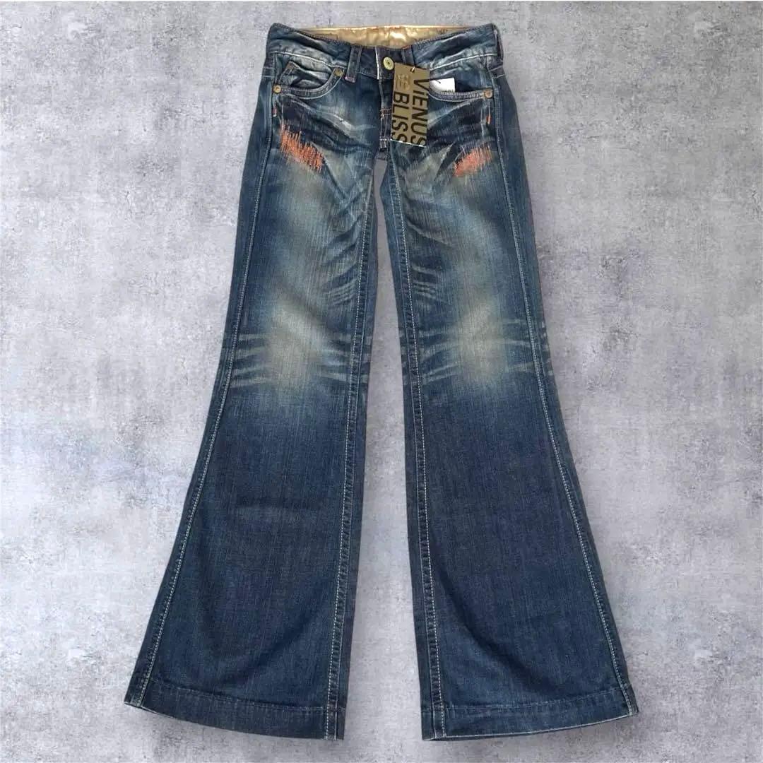 00s archive grunge flare denim y2k 平成ギャル - メルカリ