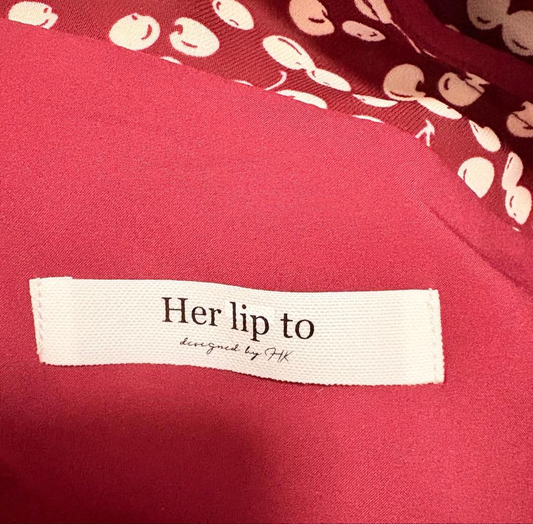 Cherry Pattern Cache-Coeur One-Piece - メルカリ