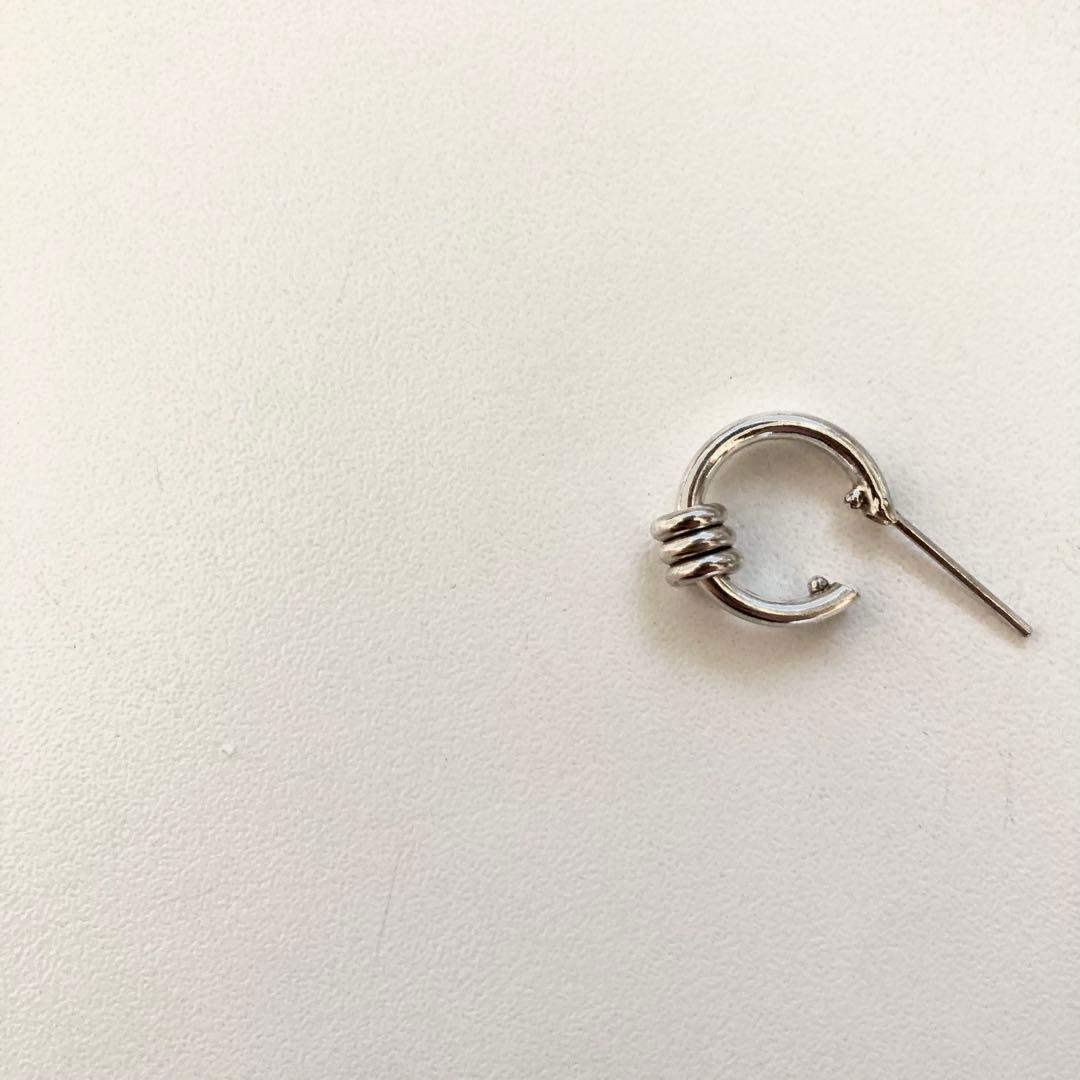 片耳 ノーブランド シルバー925 16mm ヤマト着用 登坂着スピネリ