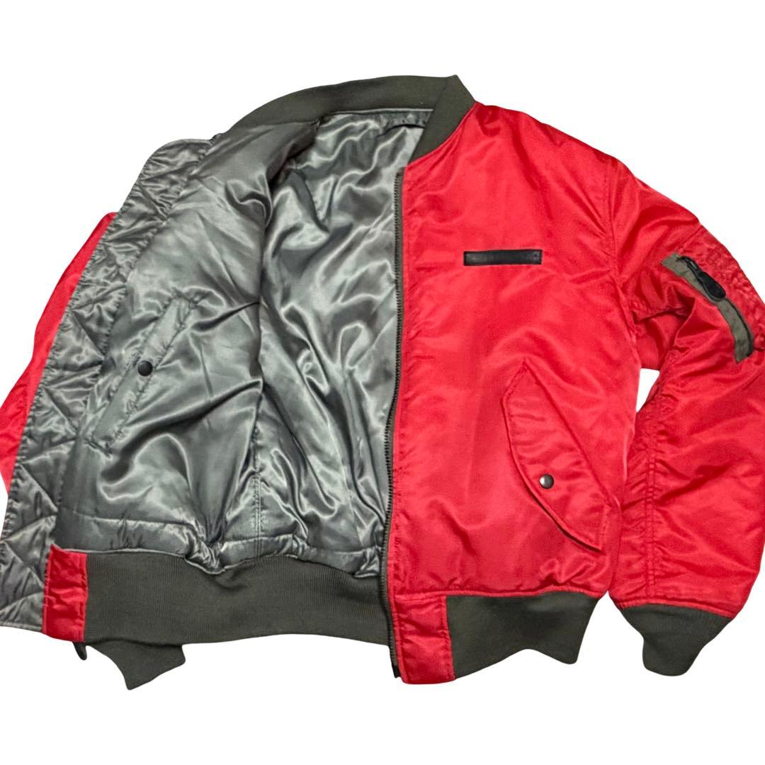 AVIREX アヴィレックス MA-1 赤 リバーシブル - メルカリ