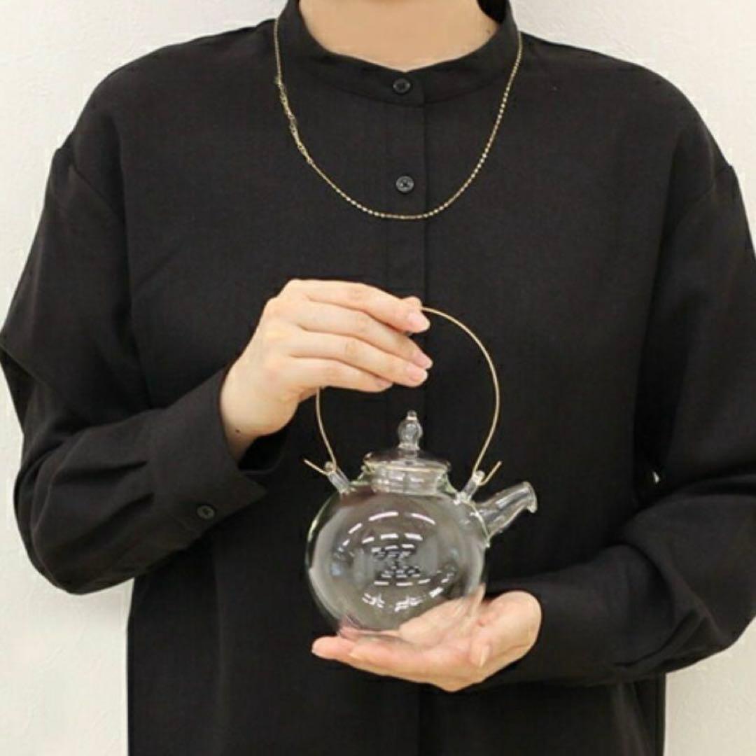 【未使用】クラフトユー まんまる ガラスポット 0.5L