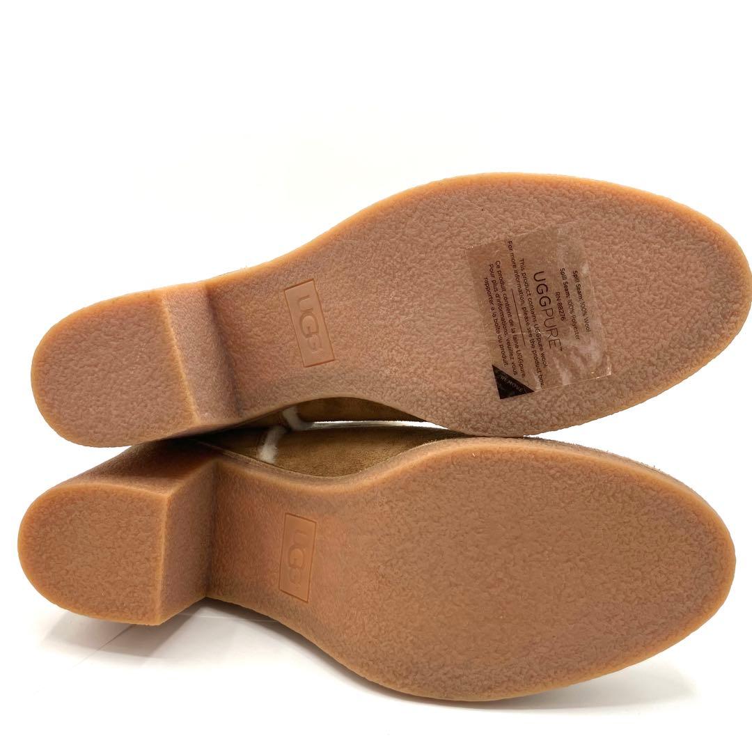 大人気】 アグ ケーセン ショートブーツ 26cm 太ヒール スエード