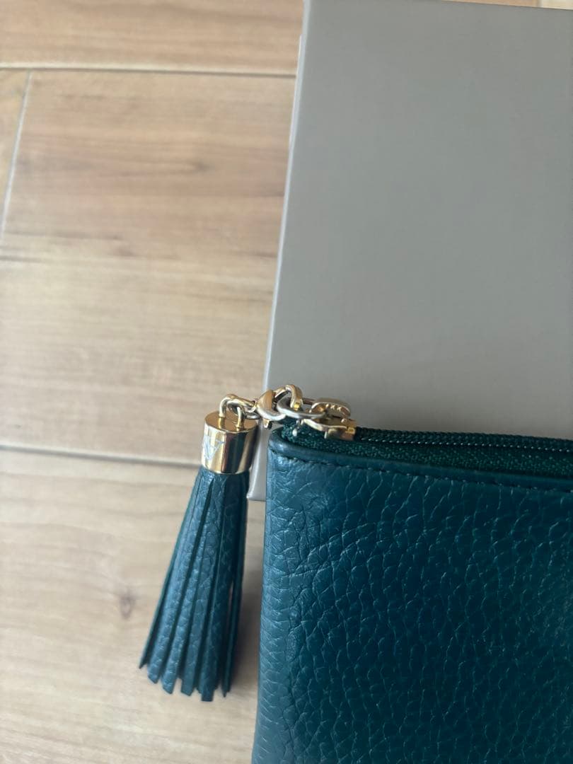 希少】アタオ limo リモ ケリー限定色ボタニカルグリーン L字長財布 箱