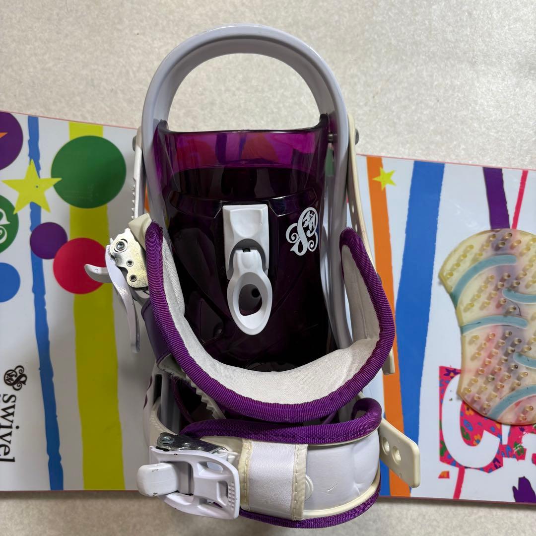 swivel chiffon スノーボード 142cm ビンディング レディース - メルカリ