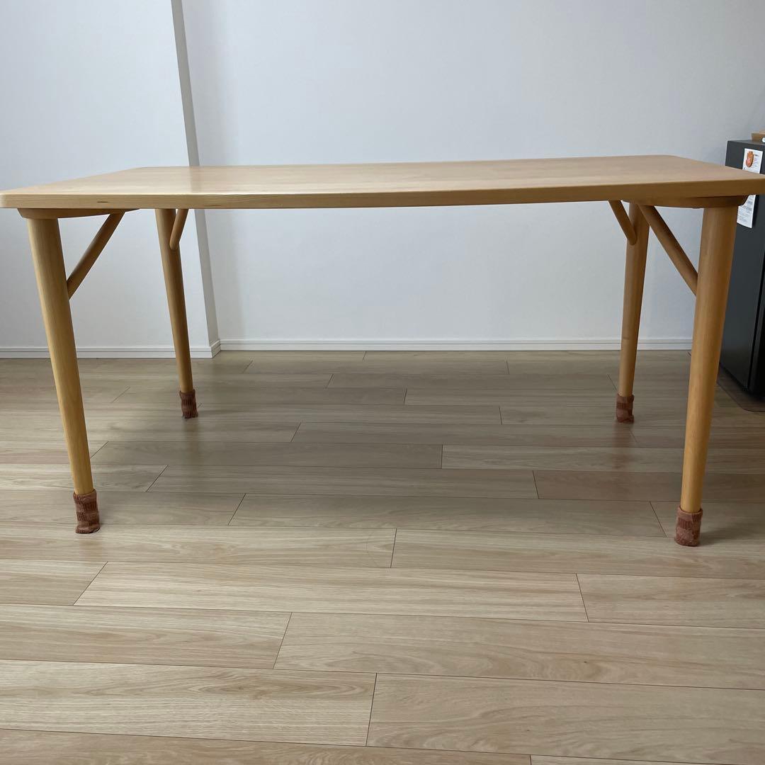 中古 KEYUCA Mei ダイニングテーブル メープル無垢材 - メルカリ