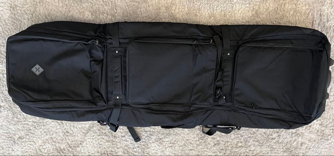 キャスター付♪大容量スノーボードケース板2枚収納可能 VAXPOT（バックスポット） スノーボードケース キャスター 付き