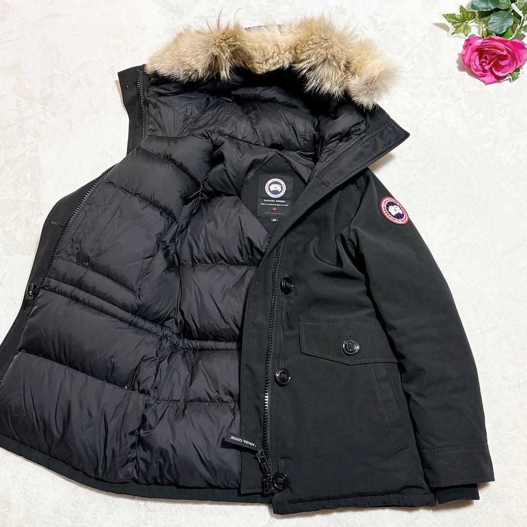 ほぼ未使用✨　カナダグース　ダウンジャケット シャーロットパーカー　ブラック　M シャーロット パーカ(2300WJ)｜カナダグース (CANADA GOOSE) 日本公式