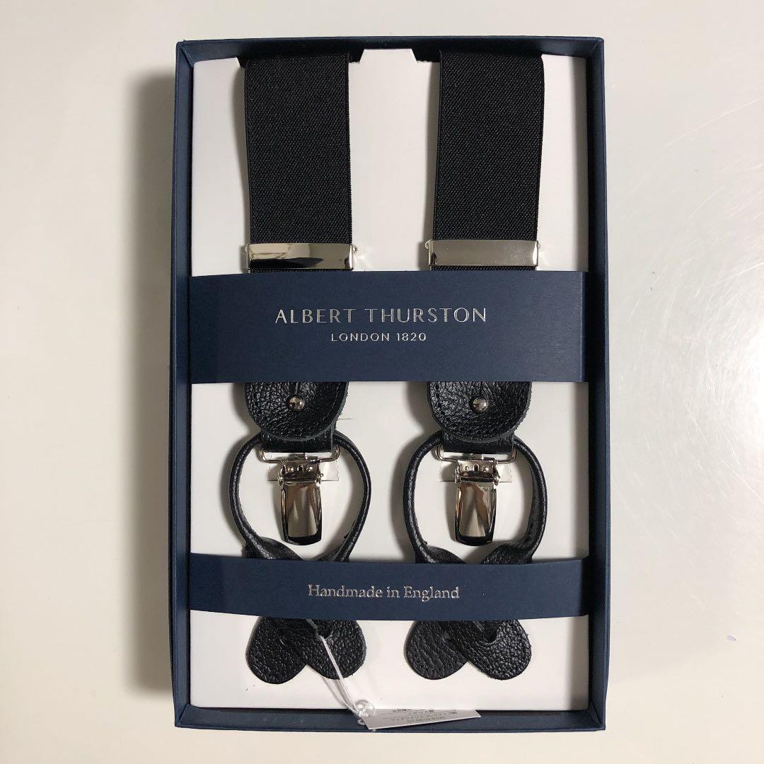 アルバートサーストン サスペンダー（ブラック無地） - メルカリ