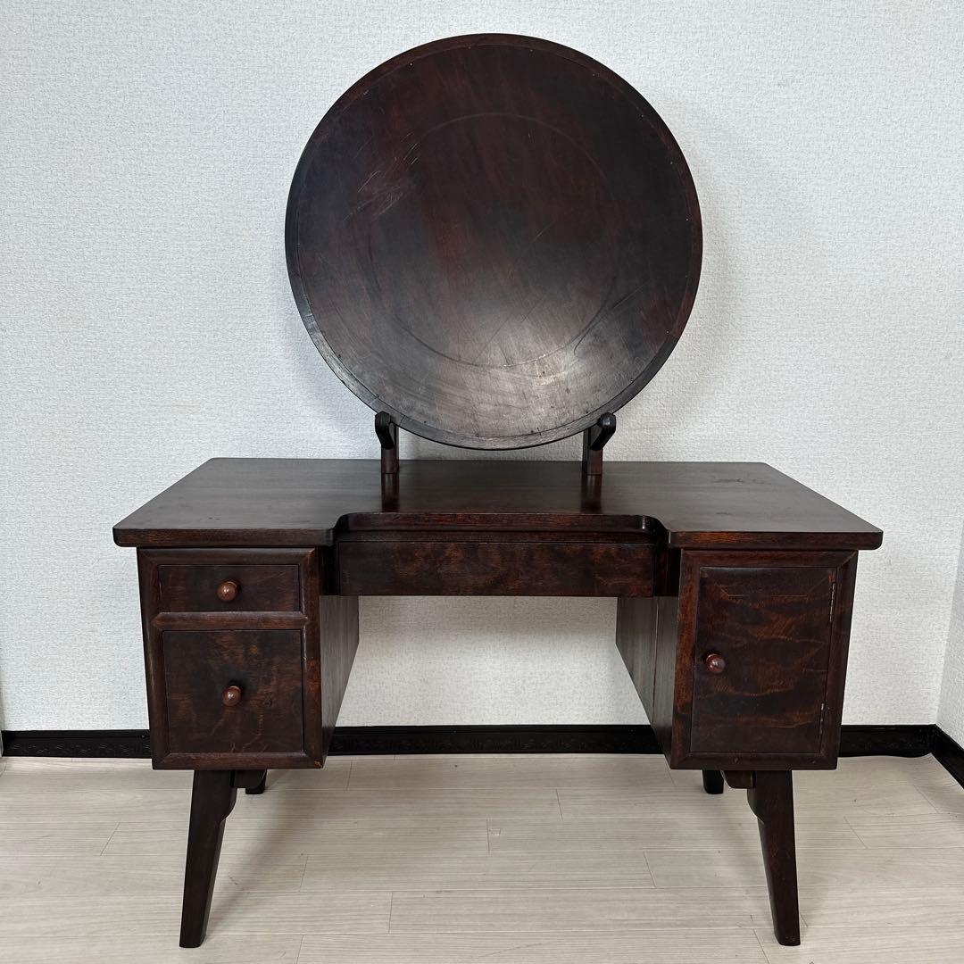 松本民芸家具 一面鏡台 水目桜 無垢材 ドレッサー 化粧台 i4※ - メルカリ