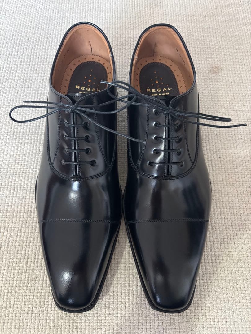 ☆新品未使用☆ REGAL ストレートチップ　ビジネスシューズ リーガル REGAL ストレートチップビジネスシューズ （B） -waja bazar
