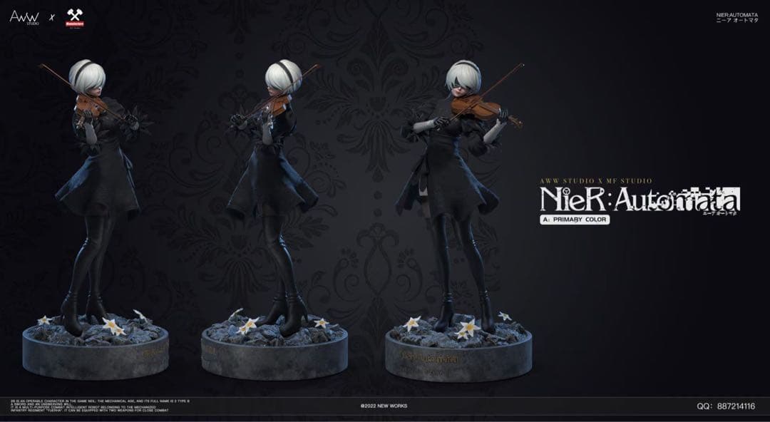 AwwMF 2B 1/4 NieR:Automata ガレージキット スタチュー