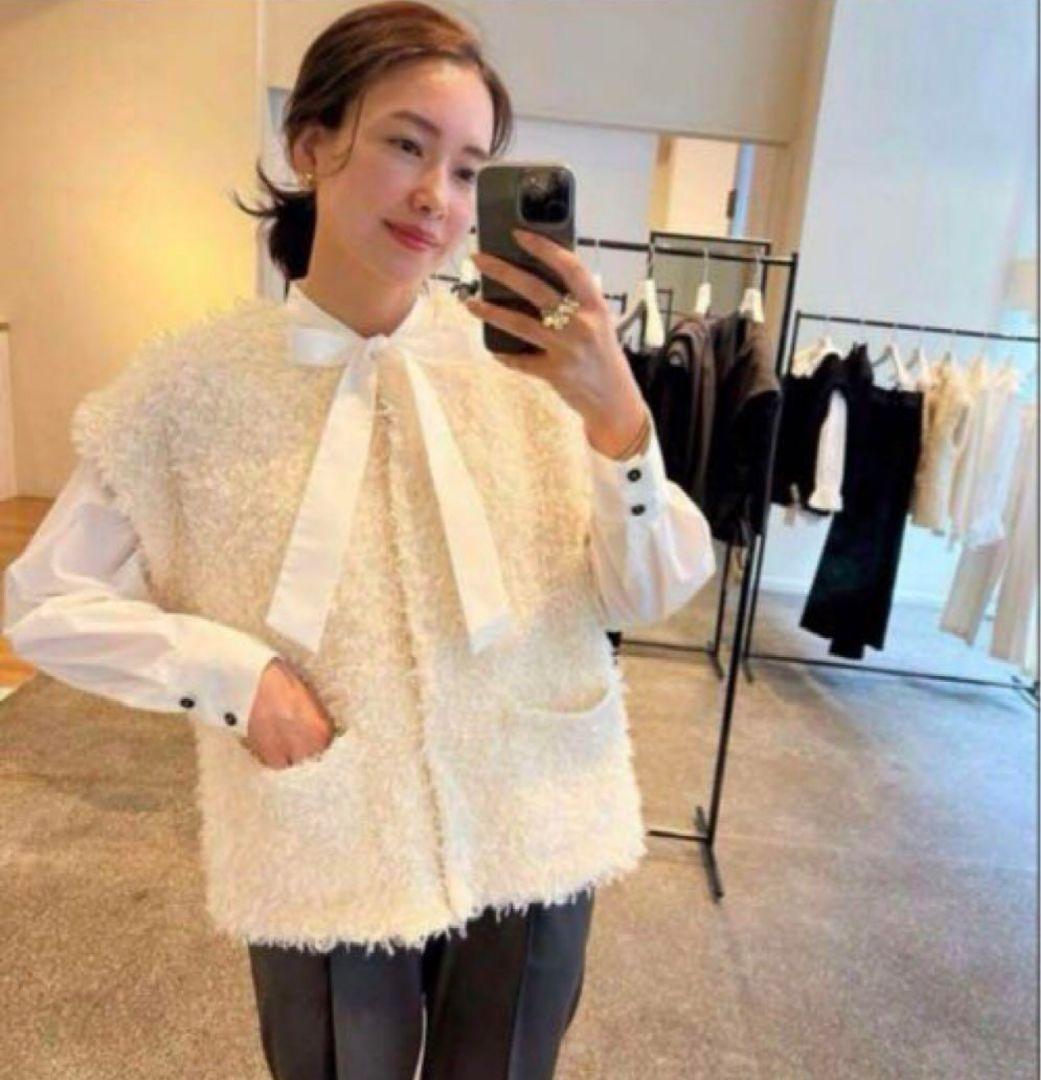 OHGA MOKE VEST オーガ モケベスト ホワイト - メルカリ