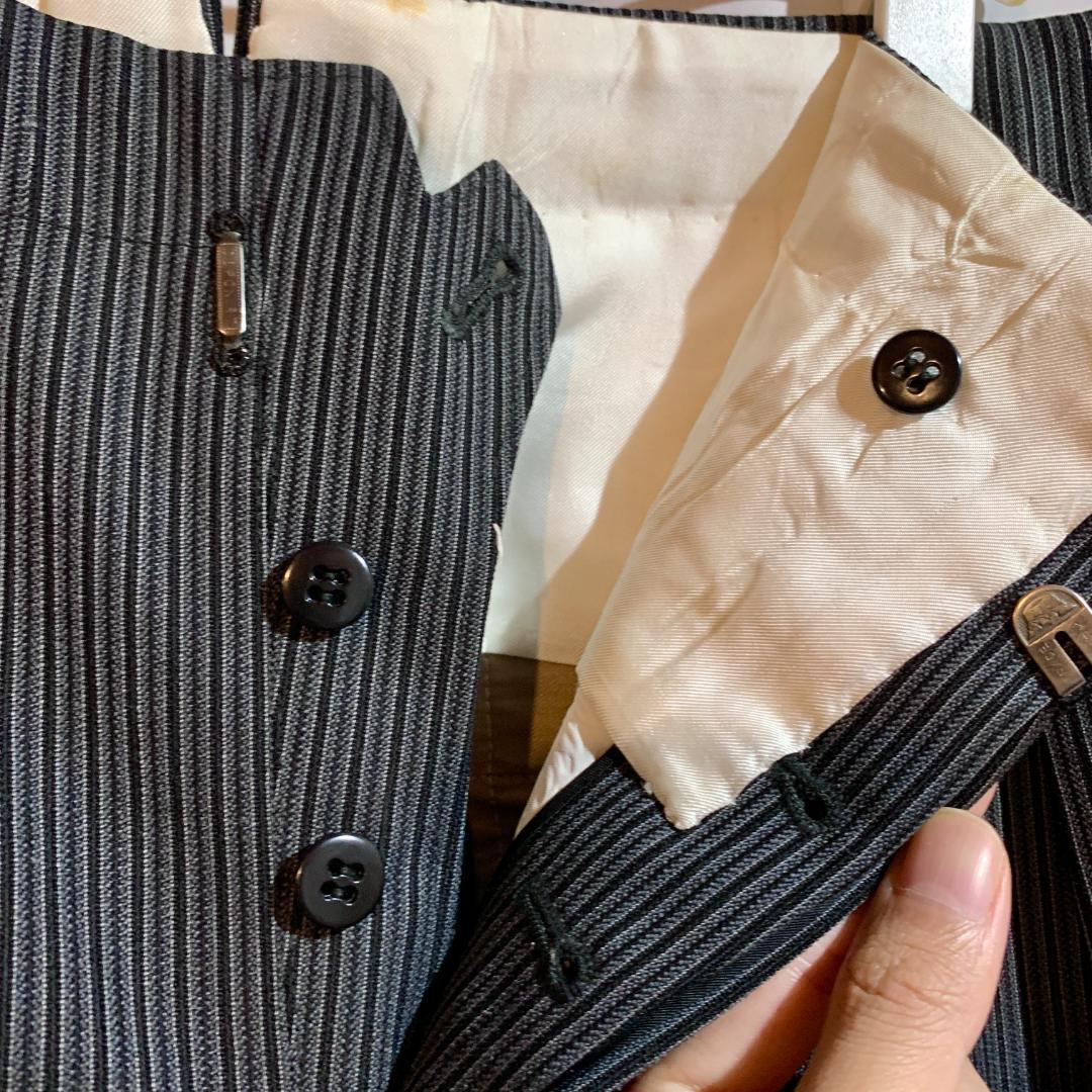 デッドストック】40s ストライプ ウール スラックス フランス