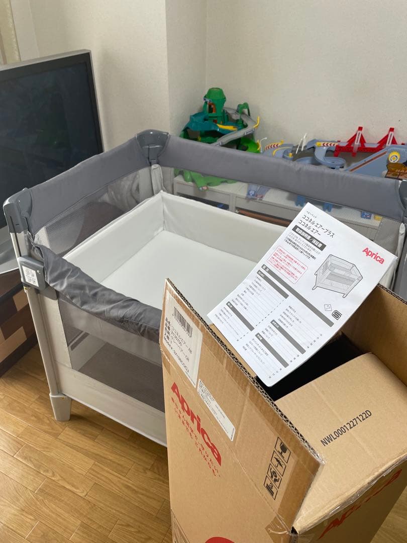 Aprica ベビーベッド ココネルエアーAB グレー ココネル エアー AB | ベビーカー・チャイルドシートのアップリカ | Aprica