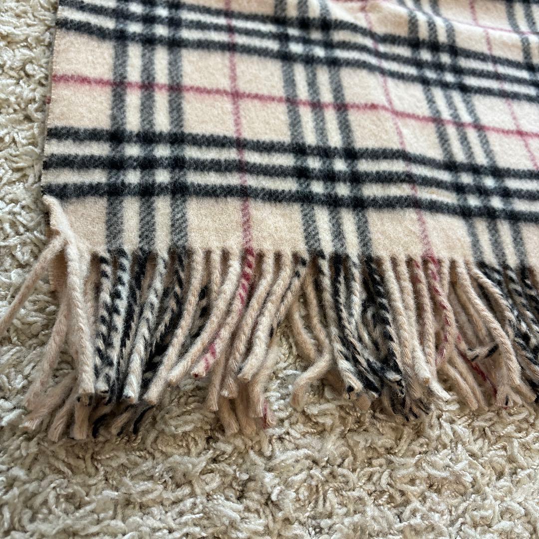 未使用】BURBERRY バーバリー ブランケット ウール ノバチェック