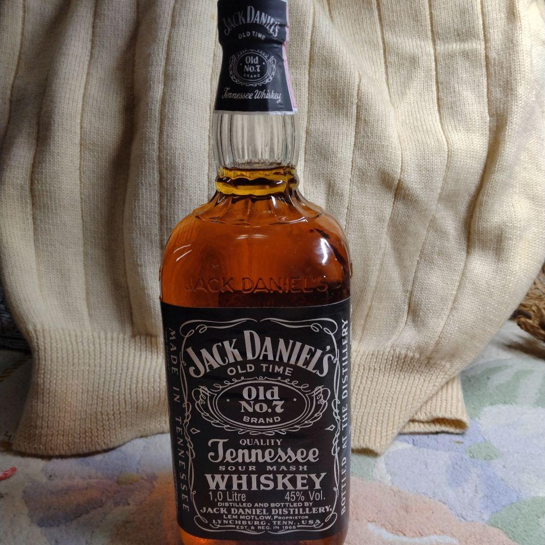 ジャックダニエル 旧ボトル 赤紙封印 1L 45％ 瓶底83年 H - メルカリ