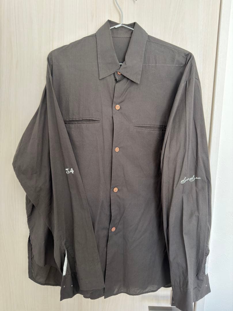 sunsea shrinkage cotton shirt サイズ2