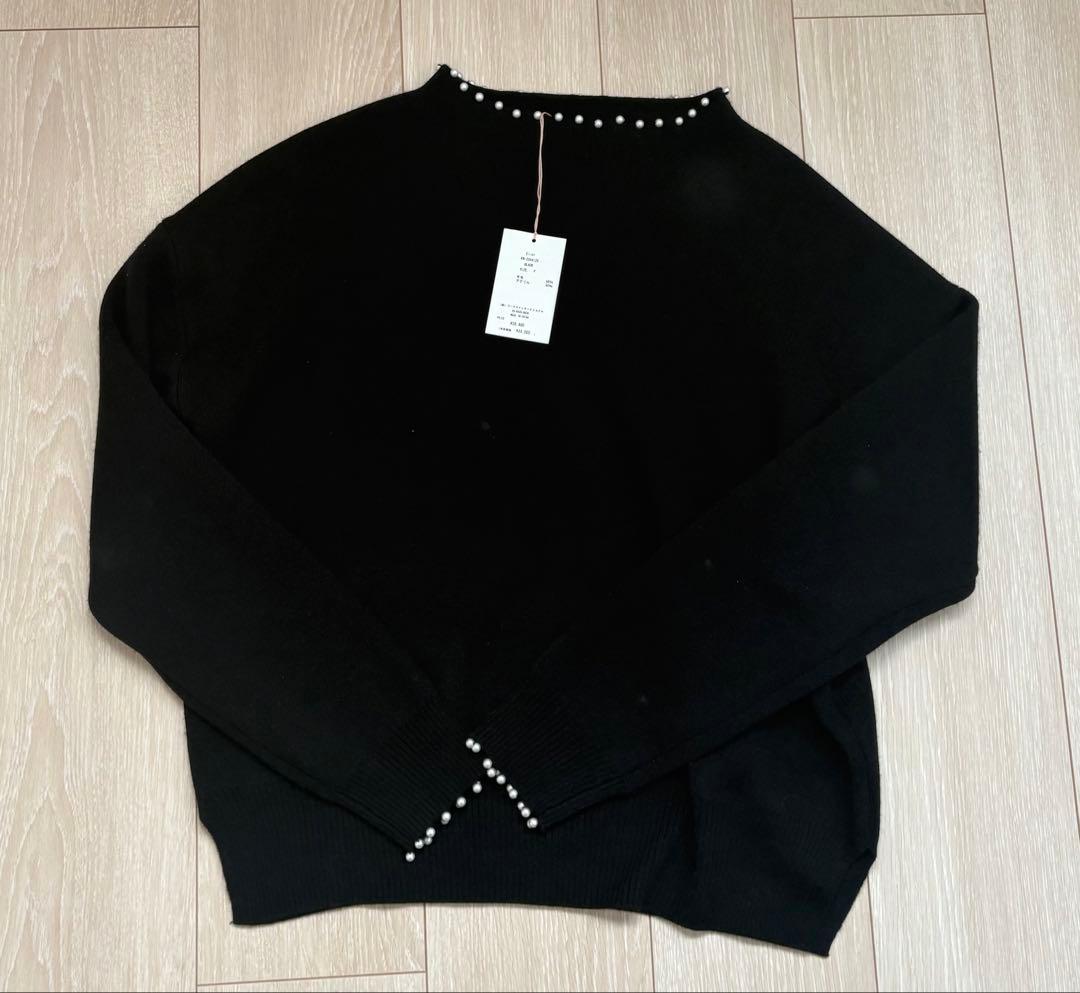 新品未使用 タグ付き ツルバイマリコオイカワ パールニット - メルカリ